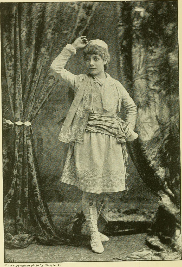 An illustration from Fashion's slaves, 1892, leaf 35