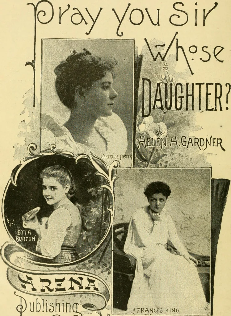 An illustration from Fashion's slaves, 1892, leaf 41