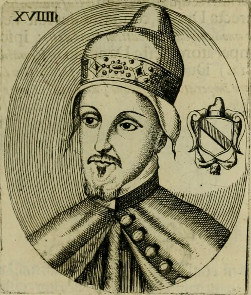 An illustration from Fasti ducales ab Anafesto I. ad Silvestrum Valerium Venetorum ducem : cum eorum iconibus, insignibus, nummismatibus publicis, & privatis aere sculptis : inscriptionibus ex aula M. Consilii, ac sepulchralibus : adiectae sunt adnotationes, ad vitam cuiusque principis, rerum, quae omissae fuerant, 1696, leaf 52