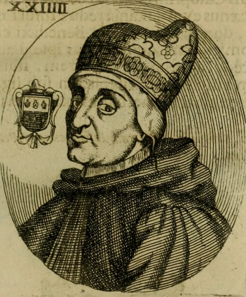 An illustration from Fasti ducales ab Anafesto I. ad Silvestrum Valerium Venetorum ducem : cum eorum iconibus, insignibus, nummismatibus publicis, & privatis aere sculptis : inscriptionibus ex aula M. Consilii, ac sepulchralibus : adiectae sunt adnotationes, ad vitam cuiusque principis, rerum, quae omissae fuerant, 1696, leaf 62