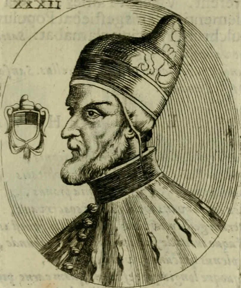 An illustration from Fasti ducales ab Anafesto I. ad Silvestrum Valerium Venetorum ducem : cum eorum iconibus, insignibus, nummismatibus publicis, & privatis aere sculptis : inscriptionibus ex aula M. Consilii, ac sepulchralibus : adiectae sunt adnotationes, ad vitam cuiusque principis, rerum, quae omissae fuerant, 1696, leaf 76