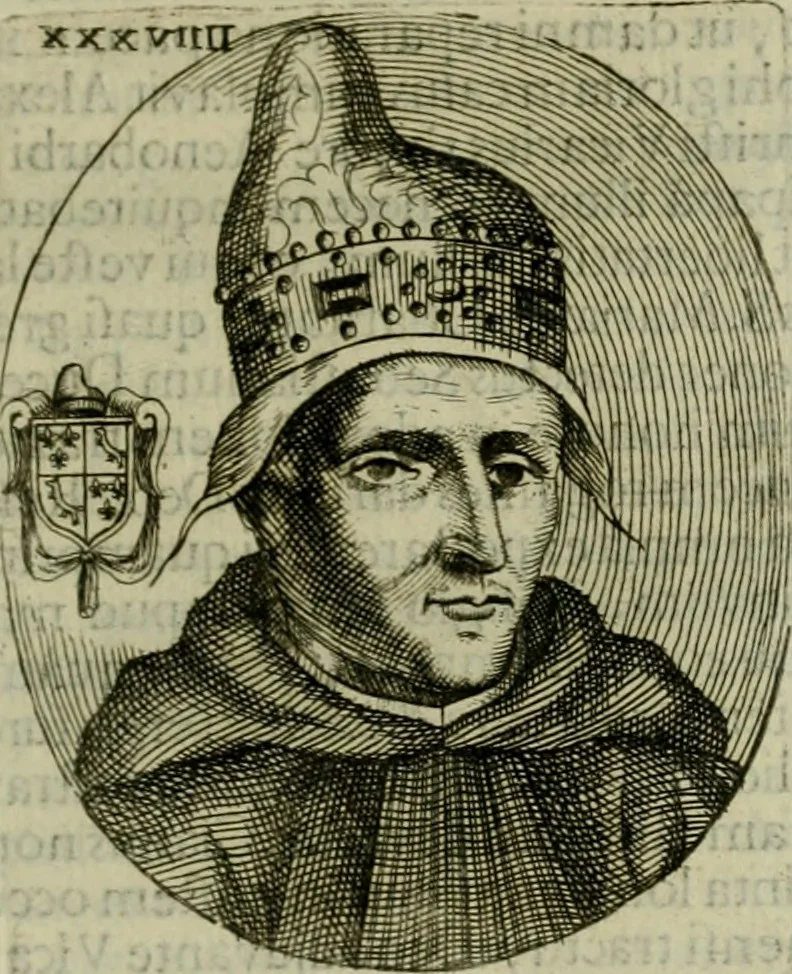 An illustration from Fasti ducales ab Anafesto I. ad Silvestrum Valerium Venetorum ducem : cum eorum iconibus, insignibus, nummismatibus publicis, & privatis aere sculptis : inscriptionibus ex aula M. Consilii, ac sepulchralibus : adiectae sunt adnotationes, ad vitam cuiusque principis, rerum, quae omissae fuerant, 1696, leaf 90
