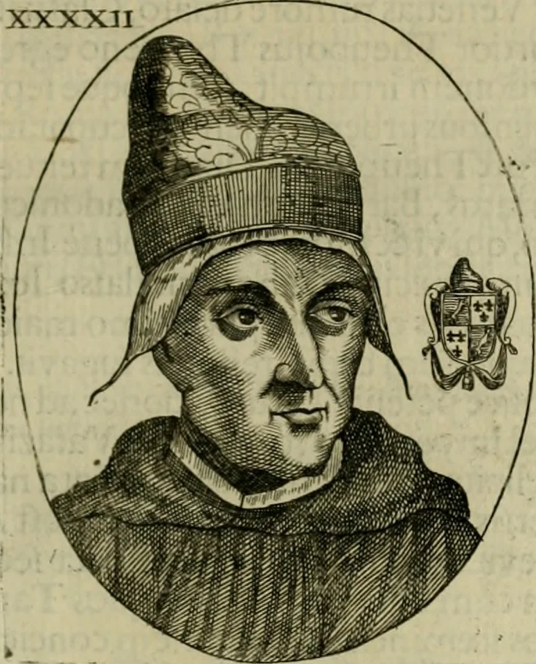 An illustration from Fasti ducales ab Anafesto I. ad Silvestrum Valerium Venetorum ducem : cum eorum iconibus, insignibus, nummismatibus publicis, & privatis aere sculptis : inscriptionibus ex aula M. Consilii, ac sepulchralibus : adiectae sunt adnotationes, ad vitam cuiusque principis, rerum, quae omissae fuerant, 1696, leaf 98