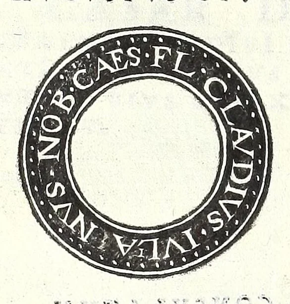 An illustration from Fasti et trivmphi Rom. a Romvlo rege vsqve ad Carolvm V. Caes. Aug., sive, Epitome regum, consulum, dictatorum, magistror. equitum, tribunorum militum consulari potestate, censorum, impp. & aliorum magistratuum Roman. cum orientalium tum occidentalium, ex antiquitatum monumentis maxima cum fide ac diligentia desumpta, 1557, leaf 128