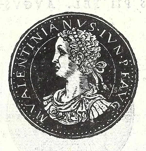 An illustration from Fasti et trivmphi Rom. a Romvlo rege vsqve ad Carolvm V. Caes. Aug., sive, Epitome regum, consulum, dictatorum, magistror. equitum, tribunorum militum consulari potestate, censorum, impp. & aliorum magistratuum Roman. cum orientalium tum occidentalium, ex antiquitatum monumentis maxima cum fide ac diligentia desumpta, 1557, leaf 131