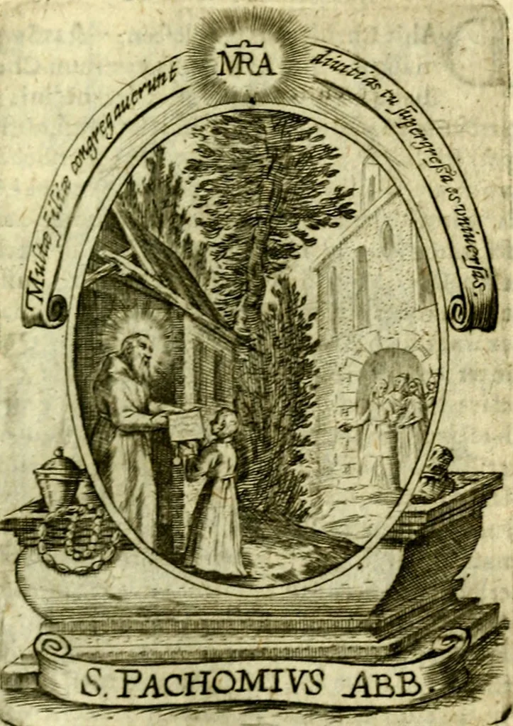 An illustration from Fasti Mariani cum illustrium diuorum imaginib. & elogijs prope DC. in singulos anni menses diésq SS. natales distributis, 1630, leaf 464
