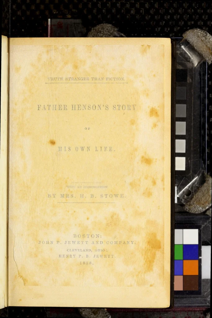An illustration from Father Henson's story of his own life, 1858, leaf 9