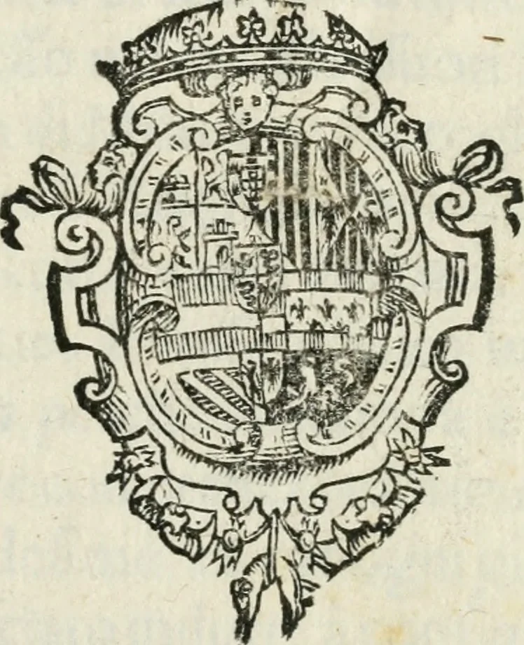 An illustration from Apparato fatto dalla città di Milano : per riceuere la serenissima regina d. Margarita d'Avstria sposata al potentiss. rè di Spagna d. Filippo III. nostro signore, 1598, leaf 4
