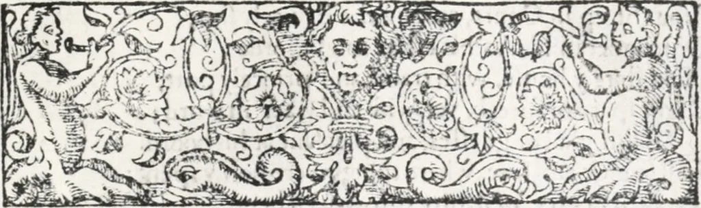 An illustration from A feast full of sad cheere, where griefs are all on heape; where sollace is full deere, and sorrowes are good cheape, 1592, leaf 10