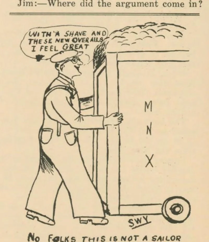 An illustration from February 1928, 1928, leaf 13