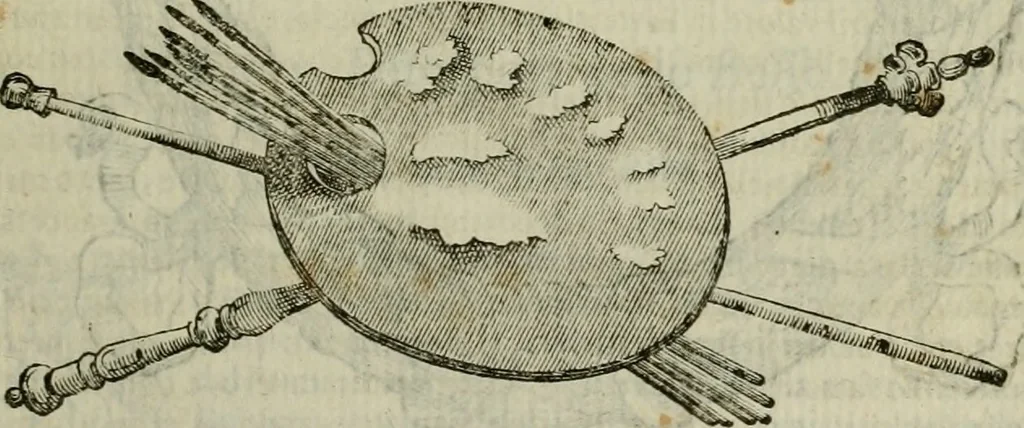 An illustration from Felsina pittrice : vite de pittori bolognesi, 1678, leaf 186