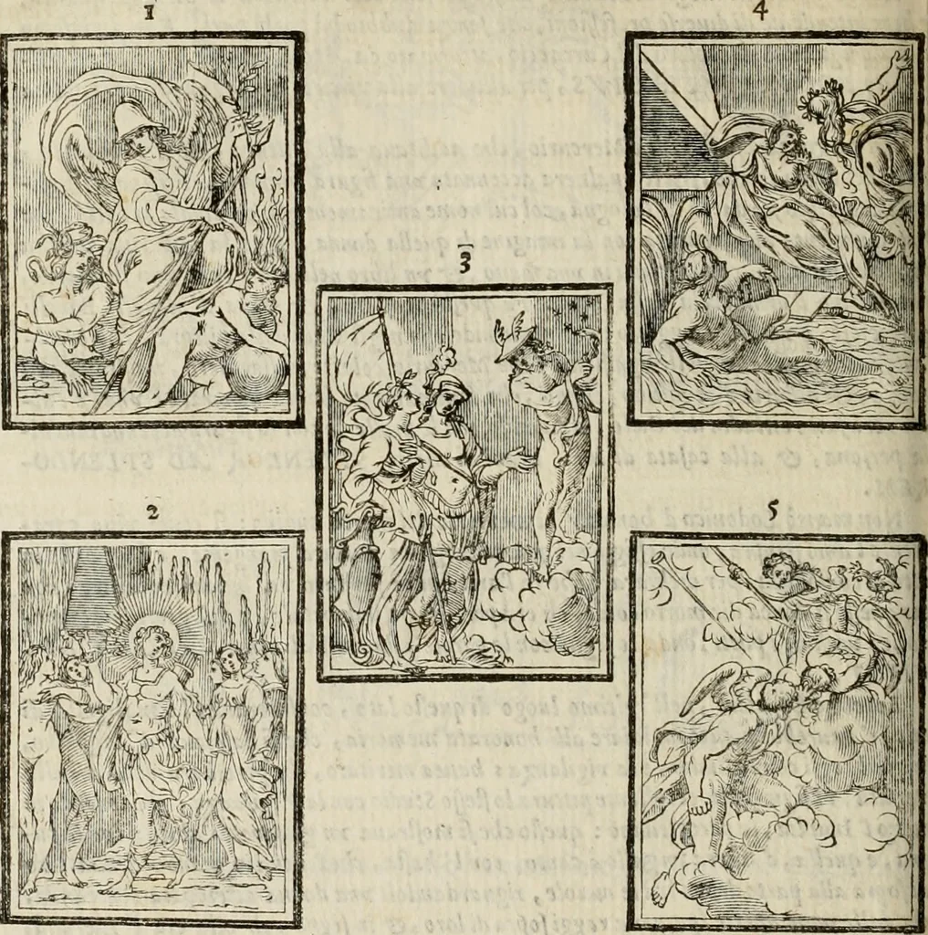 An illustration from Felsina pittrice : vite de pittori bolognesi, 1678, leaf 441