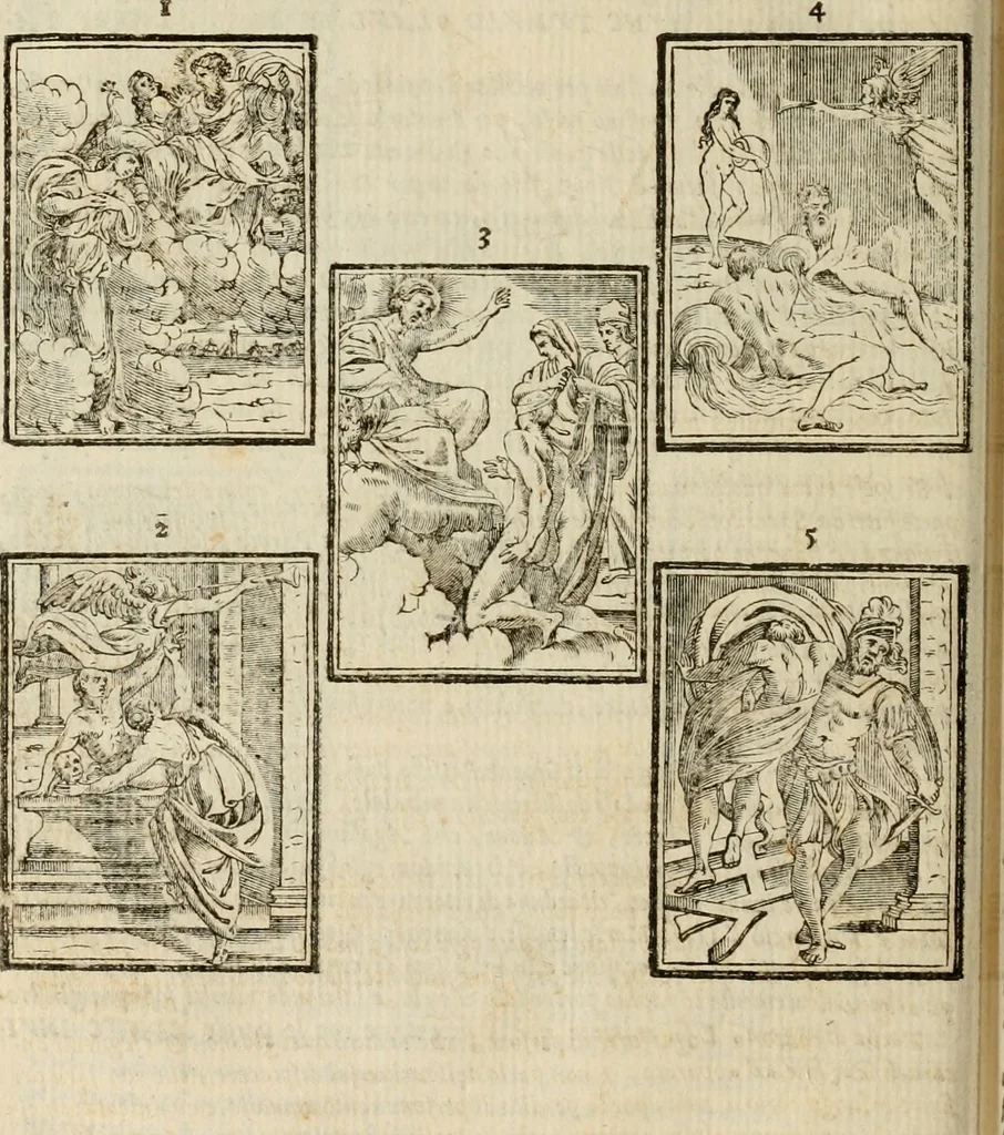 An illustration from Felsina pittrice : vite de pittori bolognesi, 1678, leaf 443