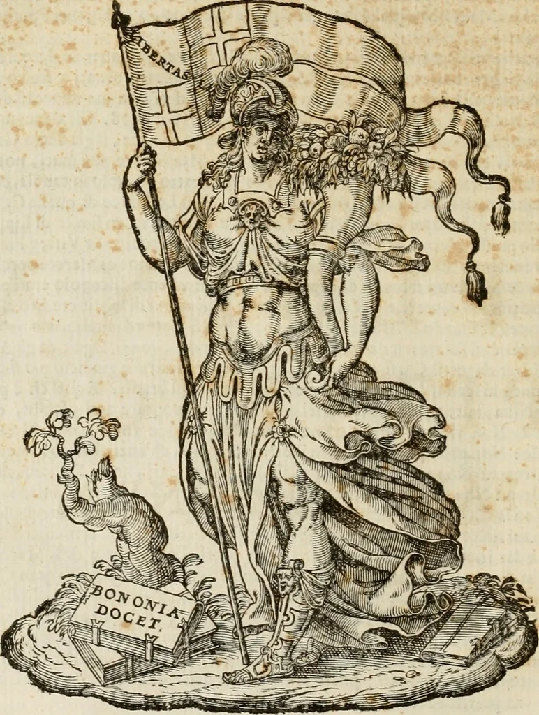 An illustration from Felsina pittrice : vite de pittori bolognesi, 1678, leaf 59