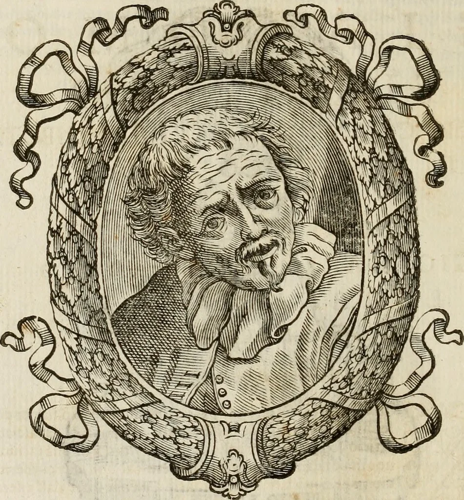 An illustration from Felsina pittrice : vite de pittori bolognesi, 1678, leaf 75