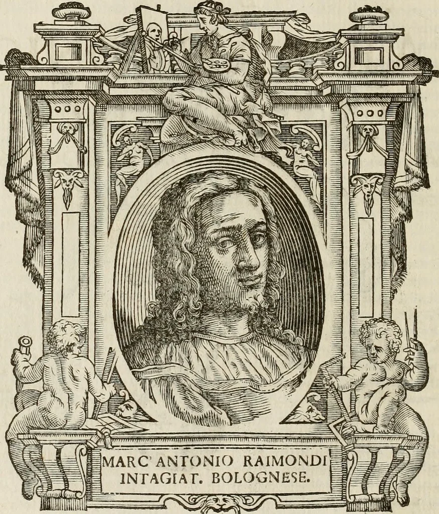 An illustration from Felsina pittrice : vite de pittori bolognesi, 1678, leaf 85
