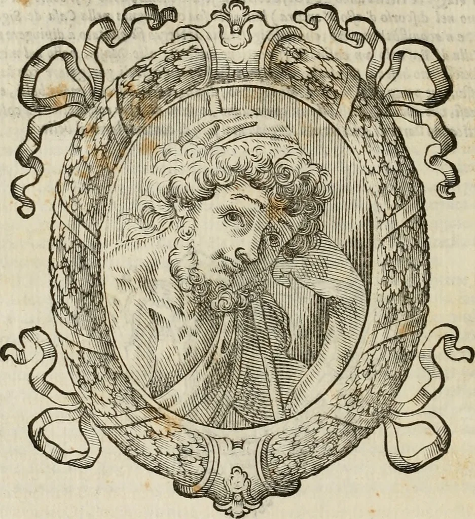 An illustration from Felsina pittrice : vite de pittori bolognesi, 1678, leaf 111