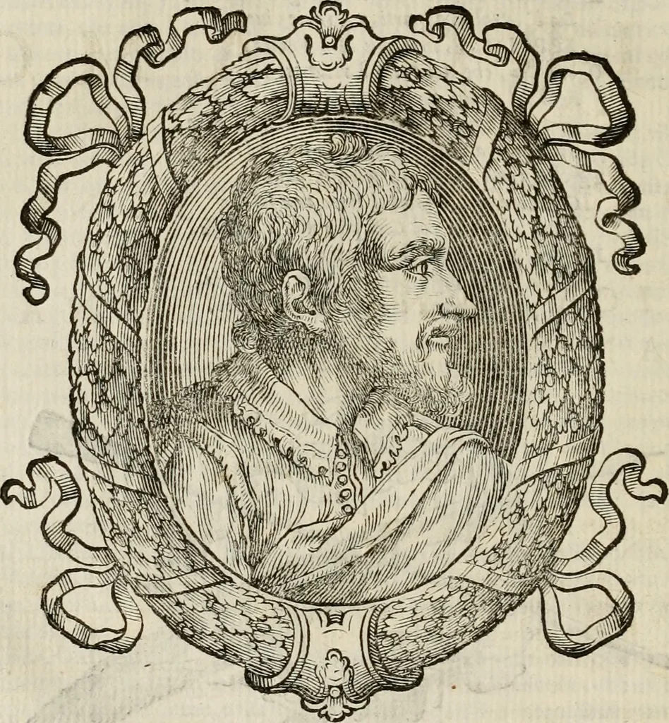 An illustration from Felsina pittrice : vite de pittori bolognesi, 1678, leaf 165