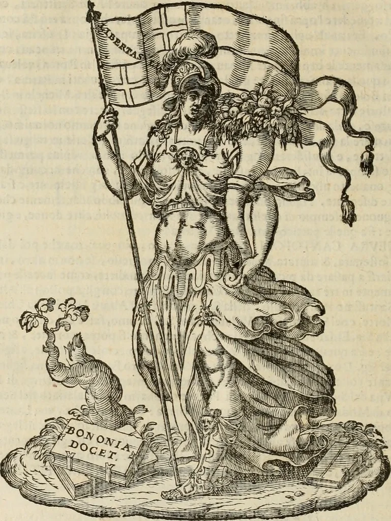 An illustration from Felsina pittrice : vite de pittori bolognesi, 1678, leaf 497