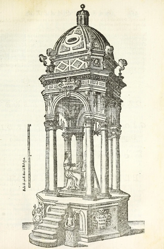 An illustration from Felsina pittrice : vite de pittori bolognesi, 1678, leaf 475