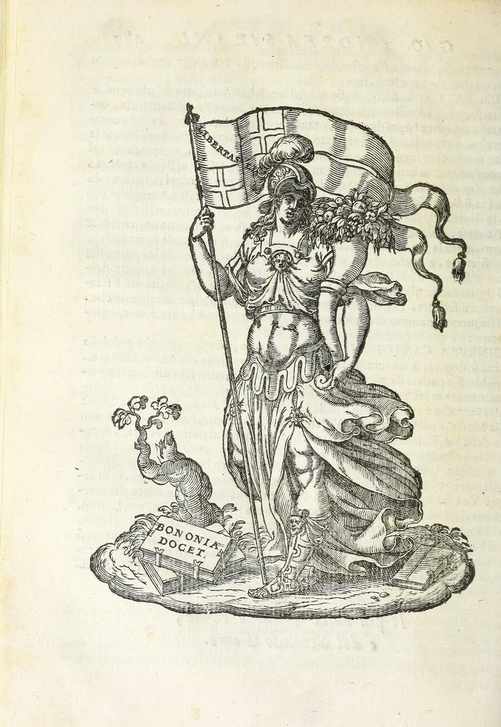 An illustration from Felsina pittrice : vite de pittori bolognesi, 1678, leaf 500
