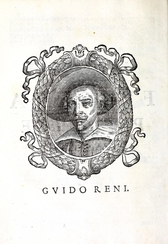 An illustration from Felsina pittrice: vite de pittori bolognesi : alla maesta christianissima di Luigi XIIII re di Francia e di Navarra il sempre vittorioso, 1678, leaf 12