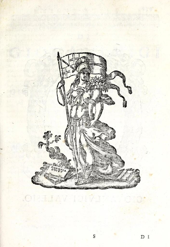 An illustration from Felsina pittrice: vite de pittori bolognesi : alla maesta christianissima di Luigi XIIII re di Francia e di Navarra il sempre vittorioso, 1678, leaf 147