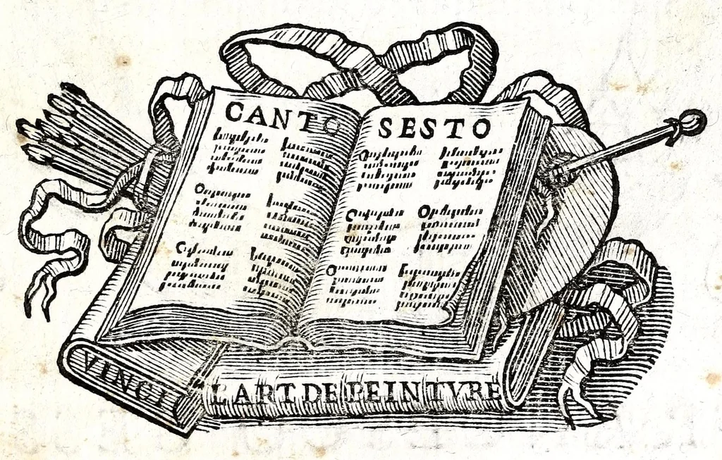 An illustration from Felsina pittrice: vite de pittori bolognesi : alla maesta christianissima di Luigi XIIII re di Francia e di Navarra il sempre vittorioso, 1678, leaf 353