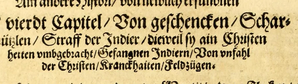 An illustration from Ferdinandi Cortesii. Von dem Newen Hispanien, so im Meer gegem Nidergang, Zwo gantz lustige vnnd fruchtreiche Historien, an den grossmächtigisten vnüberwindtlichisten Herren, Carolum. V. römischen Kaiser &c. Künig in Hispanien &c. ..., 1550, leaf 206