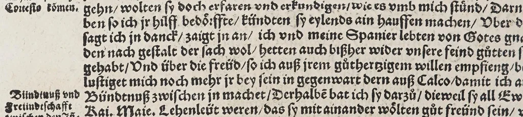 An illustration from Ferdinandi Cortesii. Von dem Newen Hispanien, so im Meer gegem Nidergang, Zwo gantz lustige vnnd fruchtreiche Historien, an den grossmächtigisten vnüberwindtlichisten Herren, Carolum. V. römischen Kaiser &c. Künig in Hispanien &c. ..., 1550, leaf 136