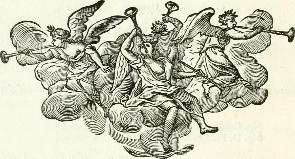 An illustration from Festa Accademica di lettere, e d'armi per la glorisa esaltazione al trono pontificio della santita di nostro signore Benedetto XIV ed alla medesima consecrata, 1740, leaf 31