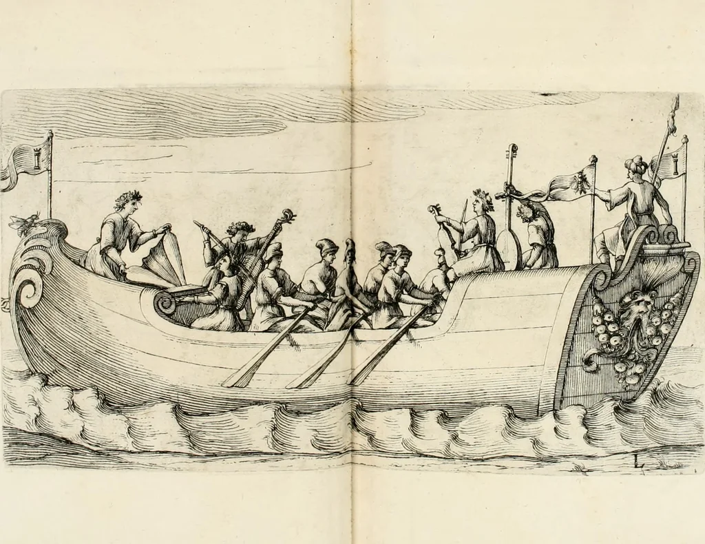 An illustration from Festa fatta in Roma alli 25. di febraio MDCXXXIV, 1635, leaf 163