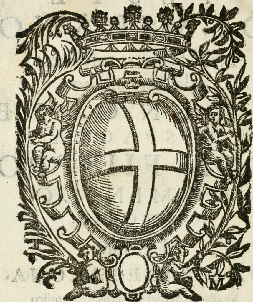 An illustration from Feste di Milano nel felicissimo nascimento del serenissimo principe di Spagna don Filippo Dominico Vittorio, 1607, leaf 5