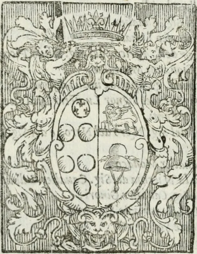 An illustration from Feste nelle nozze del serenissimo don Francesco Medici gran dvca di Toscana; et della sereniss. sua consorte la sig. Bianca Cappello, 1579, leaf 102