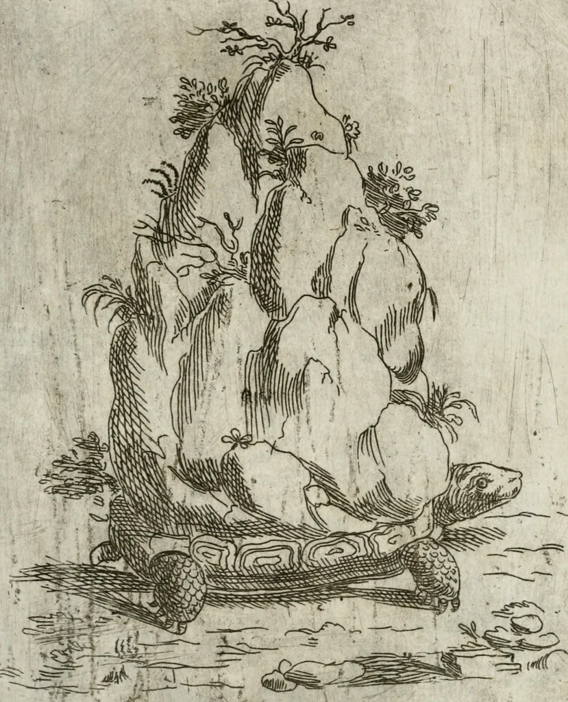 An illustration from Feste nelle nozze del serenissimo don Francesco Medici gran dvca di Toscana; et della sereniss. sua consorte la sig. Bianca Cappello, 1579, leaf 58