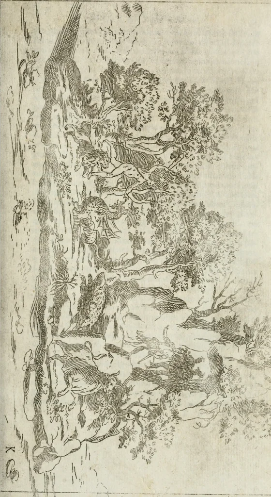 An illustration from Feste nelle nozze del serenissimo don Francesco Medici gran dvca di Toscana; et della sereniss. sua consorte la sig. Bianca Cappello, 1579, leaf 60