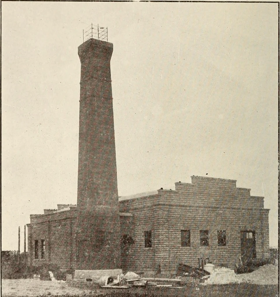 An illustration from A few facts about the city of Saskatoon : something of its past, present and prospects for the future, a city of opportunities. A railway centre. The hub of the great hard wheat area of Central Saskatchewan, 1907, leaf 8