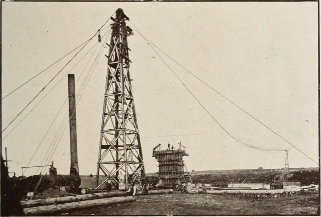 An illustration from A few facts about the city of Saskatoon : something of its past, present and prospects for the future, a city of opportunities. A railway centre. The hub of the great hard wheat area of Central Saskatchewan, 1907, leaf 9