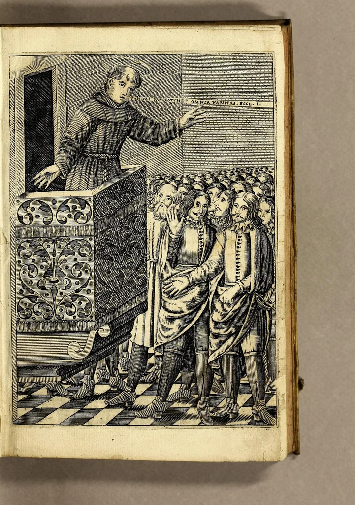 An illustration from Feyra mystica de Lisboa, : armada em hu[m]a trezena do divino portuguez Santo Antonio,, 1691, leaf 5