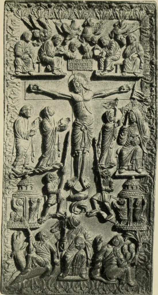 An illustration from Führer durch den symbolischen und typologischen Bilderkreis der christlichen Kunst des Mittelalters, 1920, leaf 122