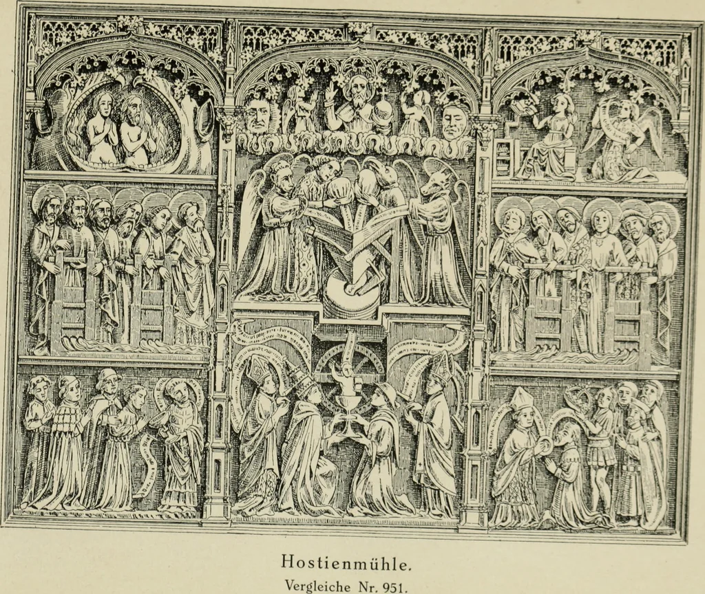An illustration from Führer durch den symbolischen und typologischen Bilderkreis der christlichen Kunst des Mittelalters, 1920, leaf 140