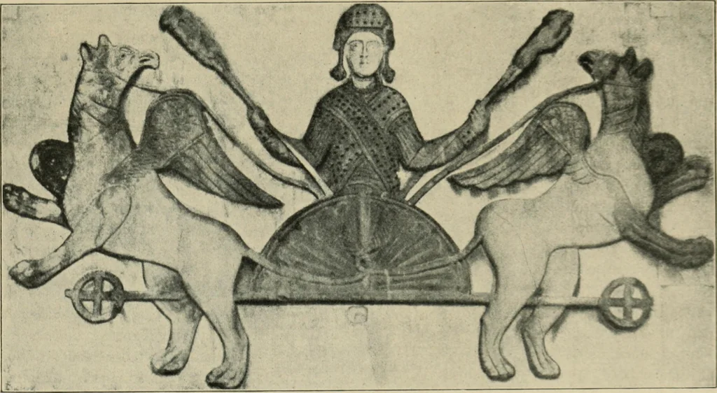 An illustration from Führer durch den symbolischen und typologischen Bilderkreis der christlichen Kunst des Mittelalters, 1920, leaf 156