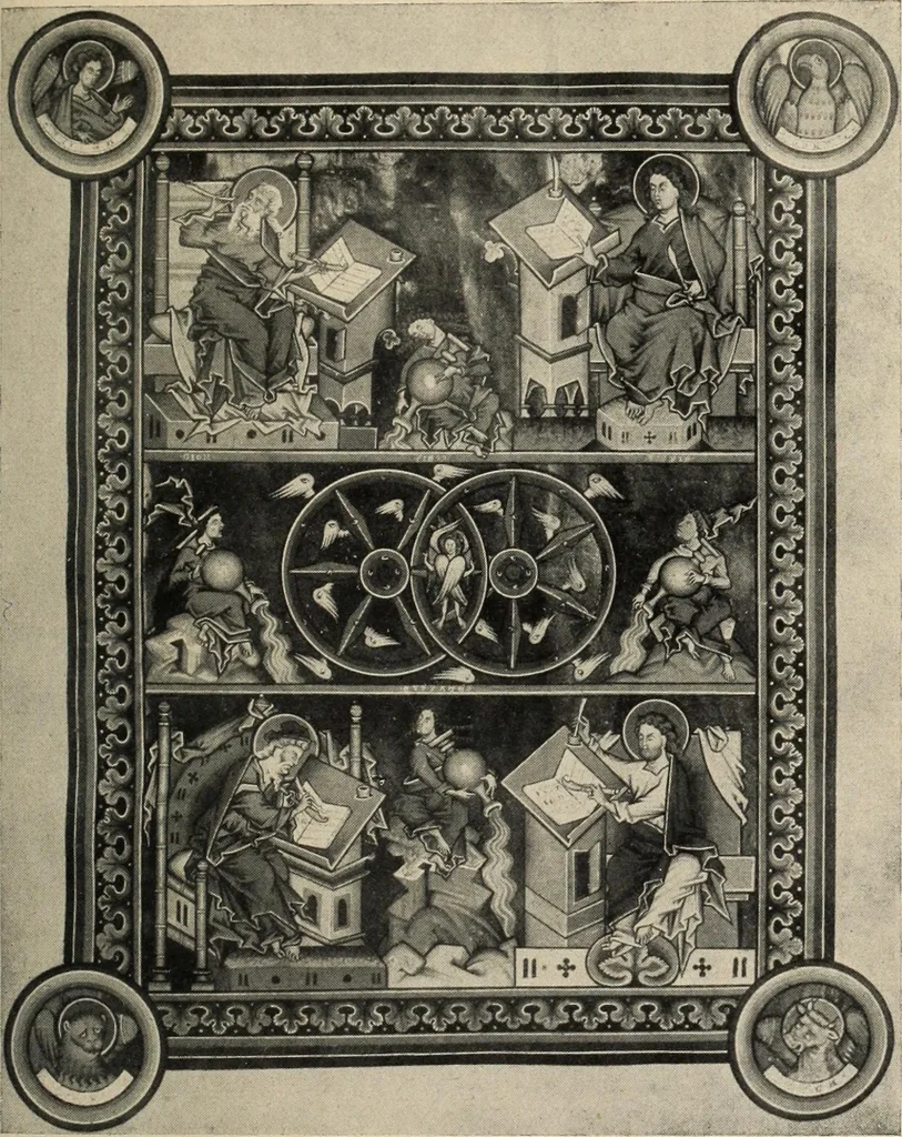 An illustration from Führer durch den symbolischen und typologischen Bilderkreis der christlichen Kunst des Mittelalters, 1920, leaf 114