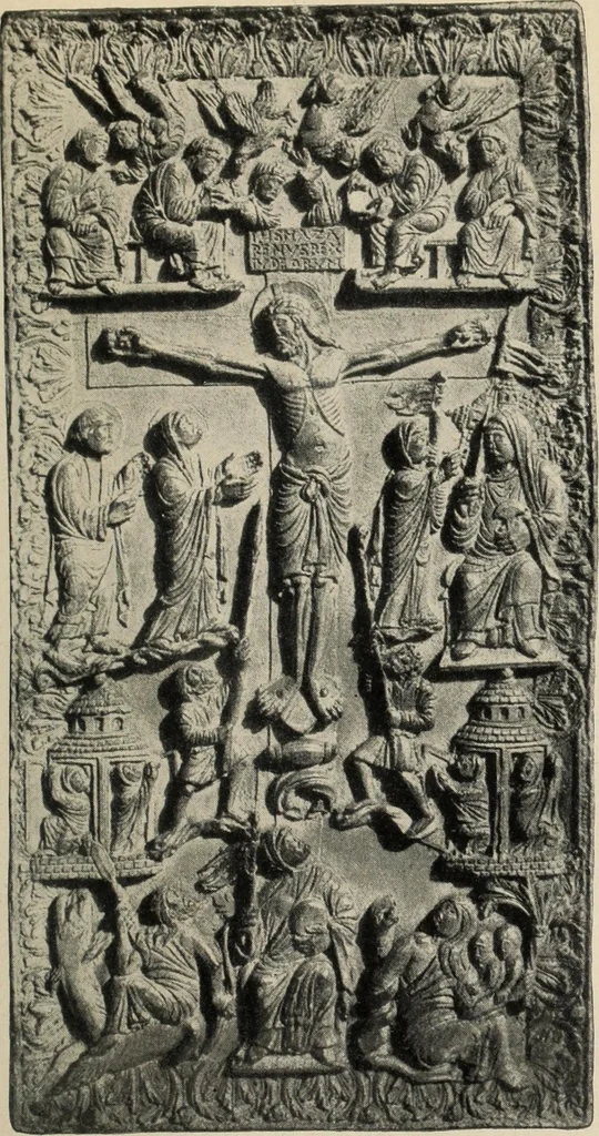 An illustration from Führer durch den symbolischen und typologischen Bilderkreis der christlichen Kunst des Mittelalters, 1920, leaf 124