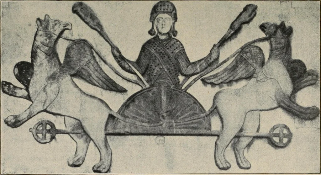 An illustration from Führer durch den symbolischen und typologischen Bilderkreis der christlichen Kunst des Mittelalters, 1920, leaf 158
