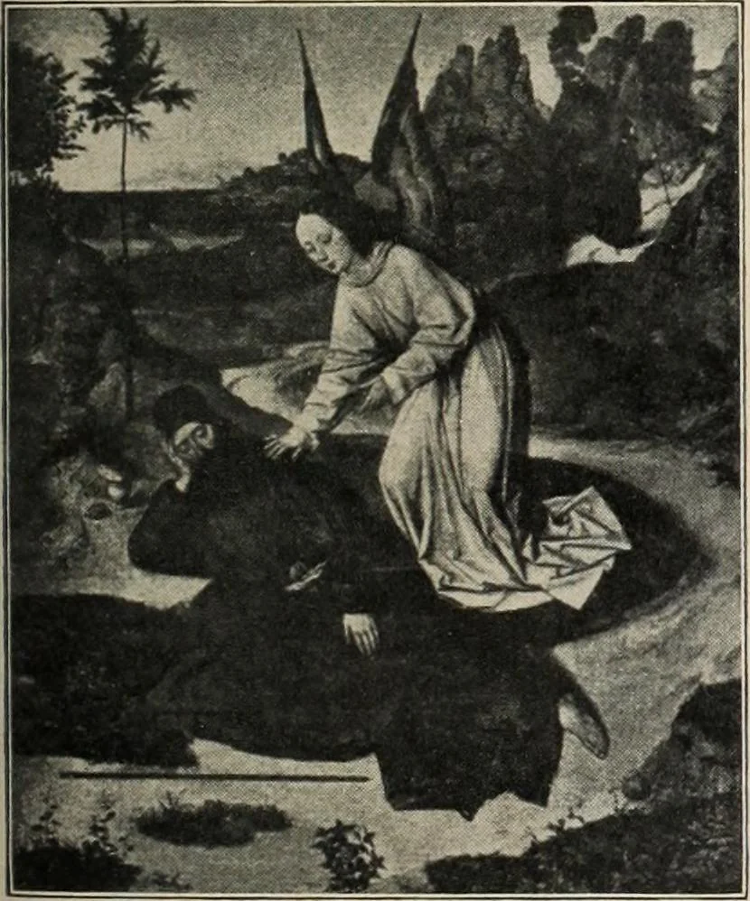 An illustration from Führer durch den symbolischen und typologischen Bilderkreis der christlichen Kunst des Mittelalters, 1920, leaf 46