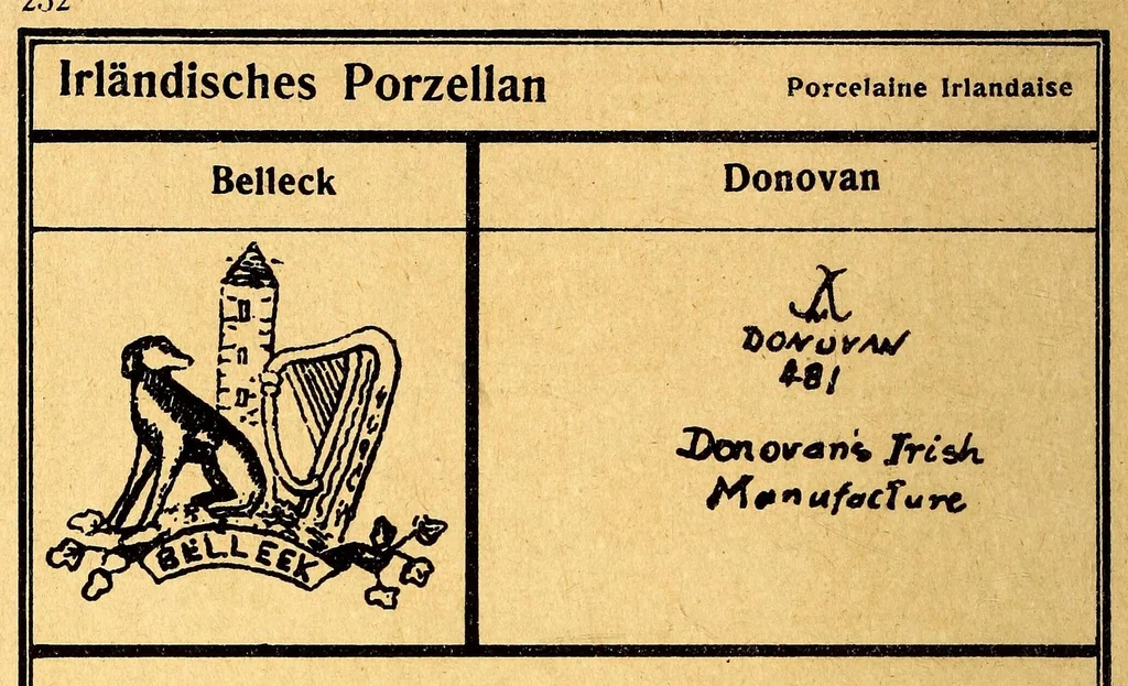 An illustration from Führer für sammler von Porzellan und Fayence, Steinzeug, Steingut usw : Vollständiges Verzeichnis der auf älterem Porzellan, Fayence, Steingut usw. befindlichen Marken, 1919, leaf 268