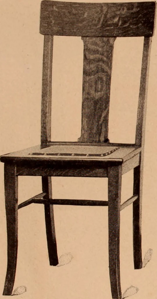 An illustration from Fiber rush, imported malacca and mission furniture., 1904, leaf 10