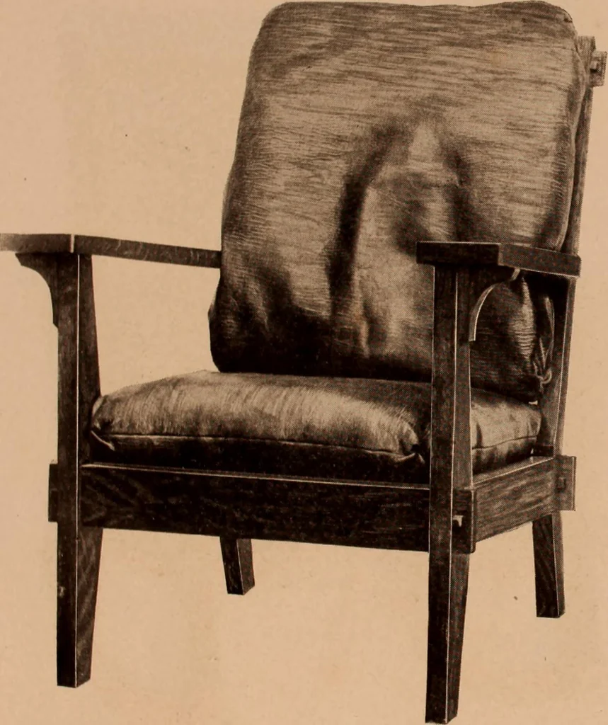 An illustration from Fiber rush, imported malacca and mission furniture., 1904, leaf 101