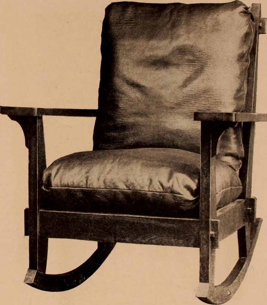 An illustration from Fiber rush, imported malacca and mission furniture., 1904, leaf 101